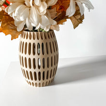 Oval Slot Vase