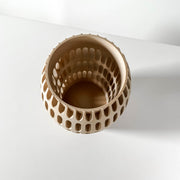 Oval Slot Vase - 3D printed vase by Valence Objects