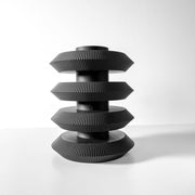 Disc Tier Vase - 3D printed vase by Valence Objects