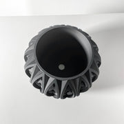 Oval Cage Planter - 3D printed planter by Valence Objects