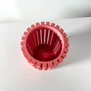 Rib Column Vase - 3D printed vase by Valence Objects
