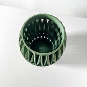 Fin Drum Vase - 3D printed vase by Valence Objects