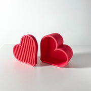 Heart Gift Box - 3D printed storage jar by Valence Objects