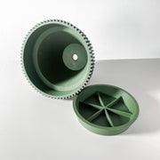 Rib Saucer Planter - 3D printed planter by Valence Objects