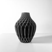 Diamond Net Vase - 3D printed vase by Valence Objects