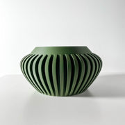 Slat Bowl Planter - 3D printed planter by Valence Objects