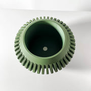 Slat Bowl Planter - 3D printed planter by Valence Objects
