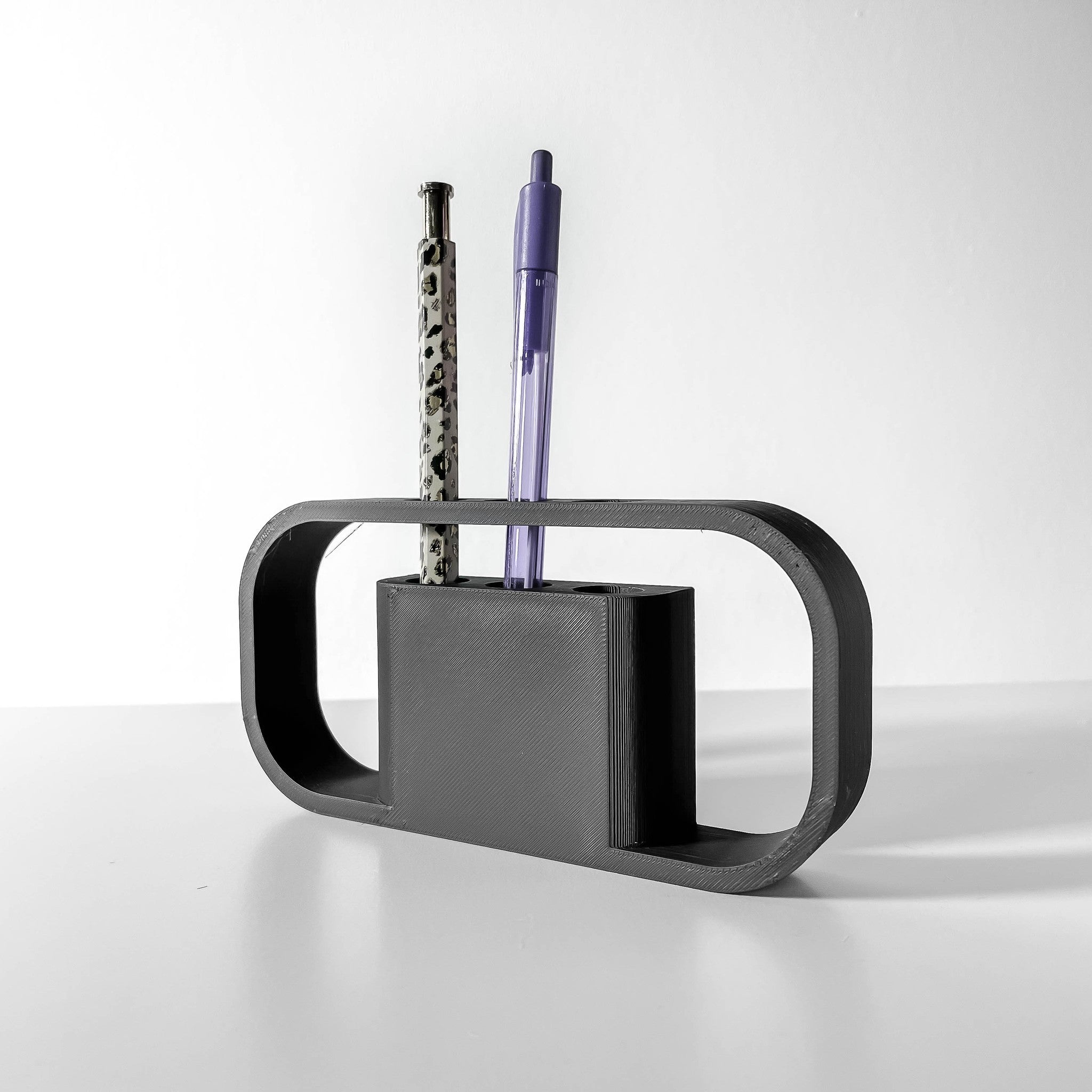 Arch Desk Holder - 3D printed desk organiser by Valence Objects