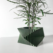 Vortex Sweep Planter - 3D printed planter by Valence Objects