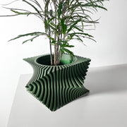 Vortex Sweep Planter - 3D printed planter by Valence Objects