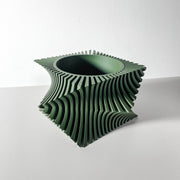 Vortex Sweep Planter - 3D printed planter by Valence Objects