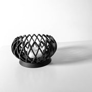 Lattice Tealight Holder - 3D printed tealight holder by Valence Objects
