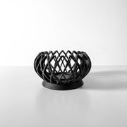 Lattice Tealight Holder - 3D printed tealight holder by Valence Objects