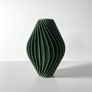 Pleat Hourglass Vase - 3D printed vase by Valence Objects