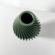 Pleat Hourglass Vase - 3D printed vase by Valence Objects