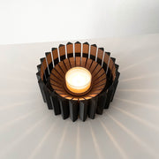 Comb Tealight Holder - 3D printed tealight holder by Valence Objects