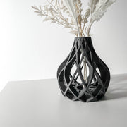 Ribbon Cage Vase - 3D printed vase by Valence Objects