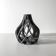 Ribbon Cage Vase - 3D printed vase by Valence Objects