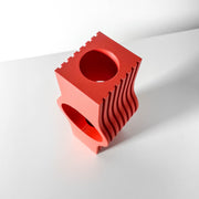 Wave Window Vase - 3D printed vase by Valence Objects