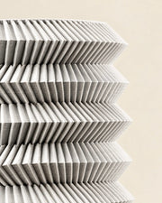 Accordion Stack Planter – close-up of the printed texture