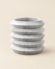 Accordion Stack Planter – three-quarter studio view