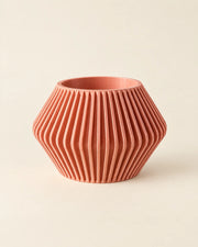 Angular Bud Planter – three-quarter studio view