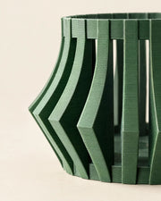 Angular Fin Orchid Planter – close-up of the printed texture