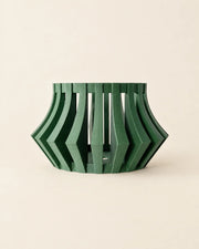 Angular Fin Orchid Planter – front view