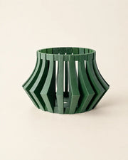 Angular Fin Orchid Planter – three-quarter studio view