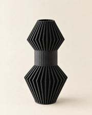 Angular Fin Vase – three-quarter studio view
