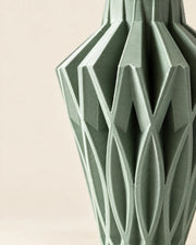 Angular Gem Vase – close-up of the printed texture