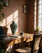 Angular Gem Vase – on a work desk in morning sun