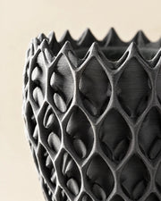 Arcade Lattice Planter – close-up of the printed texture