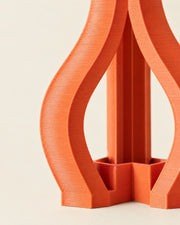 Arch Frame Vase – close-up of the printed texture