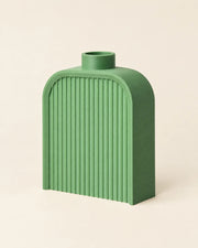 Arch Slab Vase – three-quarter studio view