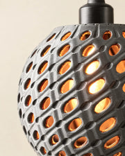 Bead Orb Pendant Light – close-up of the printed texture