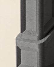 Block Form Vase – close-up of the printed texture