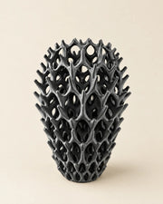 Branch Relief Vase – three-quarter studio view