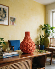 Bubble Bloom Vase – styled on a console