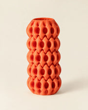 Bubble Column Vase – three-quarter studio view