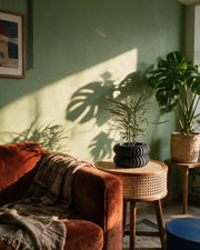 Bubble Tier Planter – on a side table at golden hour