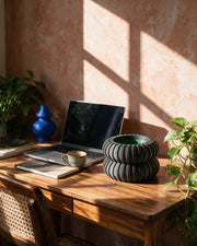 Bubble Tier Planter – on a work desk in morning sun