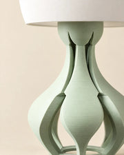 Bulb Dome Table Lamp – close-up of the printed texture