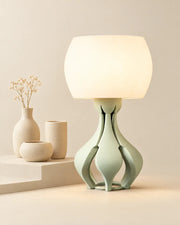 Bulb Dome Table Lamp – styled in use