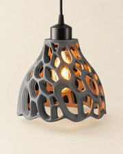 Cell Bell Pendant Light – three-quarter studio view