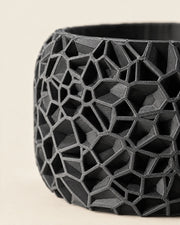 Cell Block Planter – close-up of the printed texture