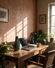Cell Bulb Vase – on a work desk in morning sun