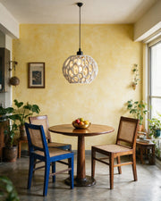 Cell Cluster Pendant Light – styled on a console