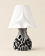 Cell Lattice Table Lamp – three-quarter studio view