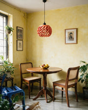 Cell Orb Pendant Light – styled on a console